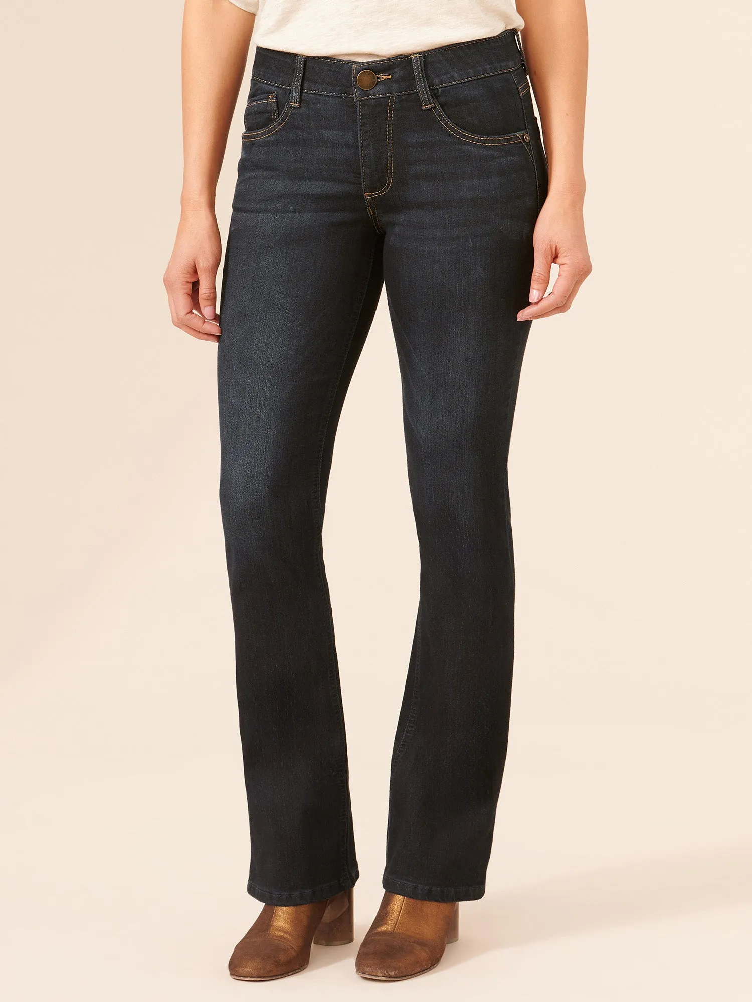 34" "Ab"solution® Indigo Itty Bitty Bootcut Tall Jeans