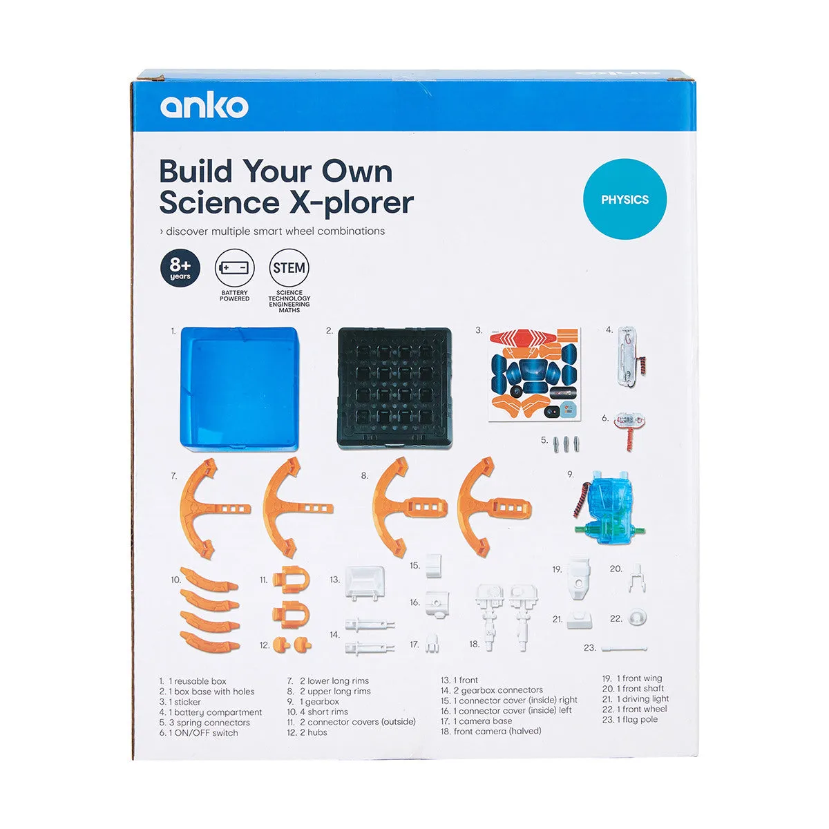 Anko Build Your Own Science X-plorer Kit for Ages 8  Years