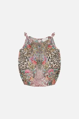BABIES TIE SHOULDER ROMPER QUEEN ATLANTIS