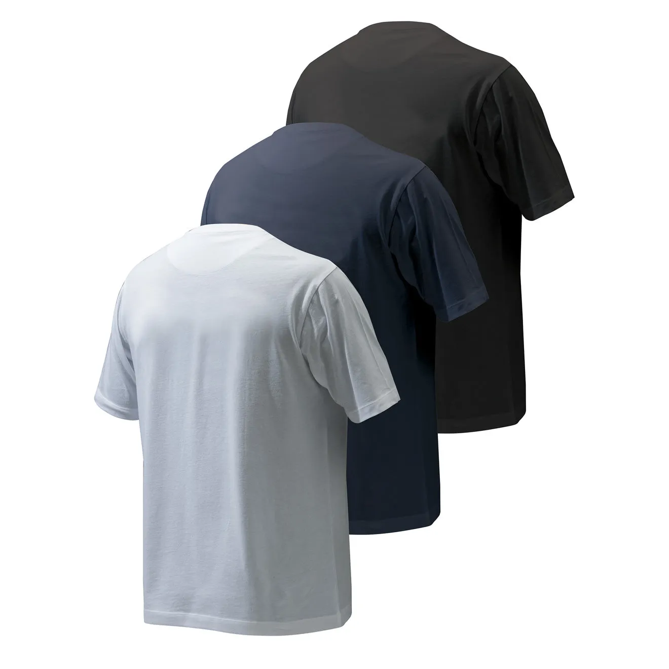Beretta Set of 3 Corporate T-Shirts Blue Total Eclipse / Black / White