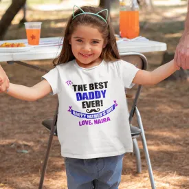 Best Daddy Banner - Father's Day - White Onesie / Romper / Tshirt