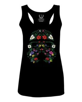 Cool Graphic Floral Tropical Flowers Stormtrooper Street wear  women's Tank Top sleeveless Racerback