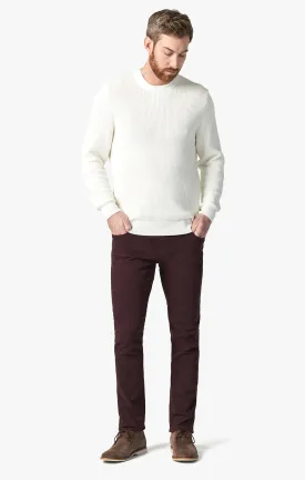 Cool Slim Leg Pants in Merlot Diagonal