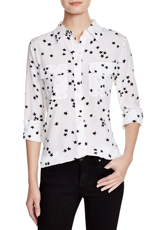 Equipment Slim Signature Blouse