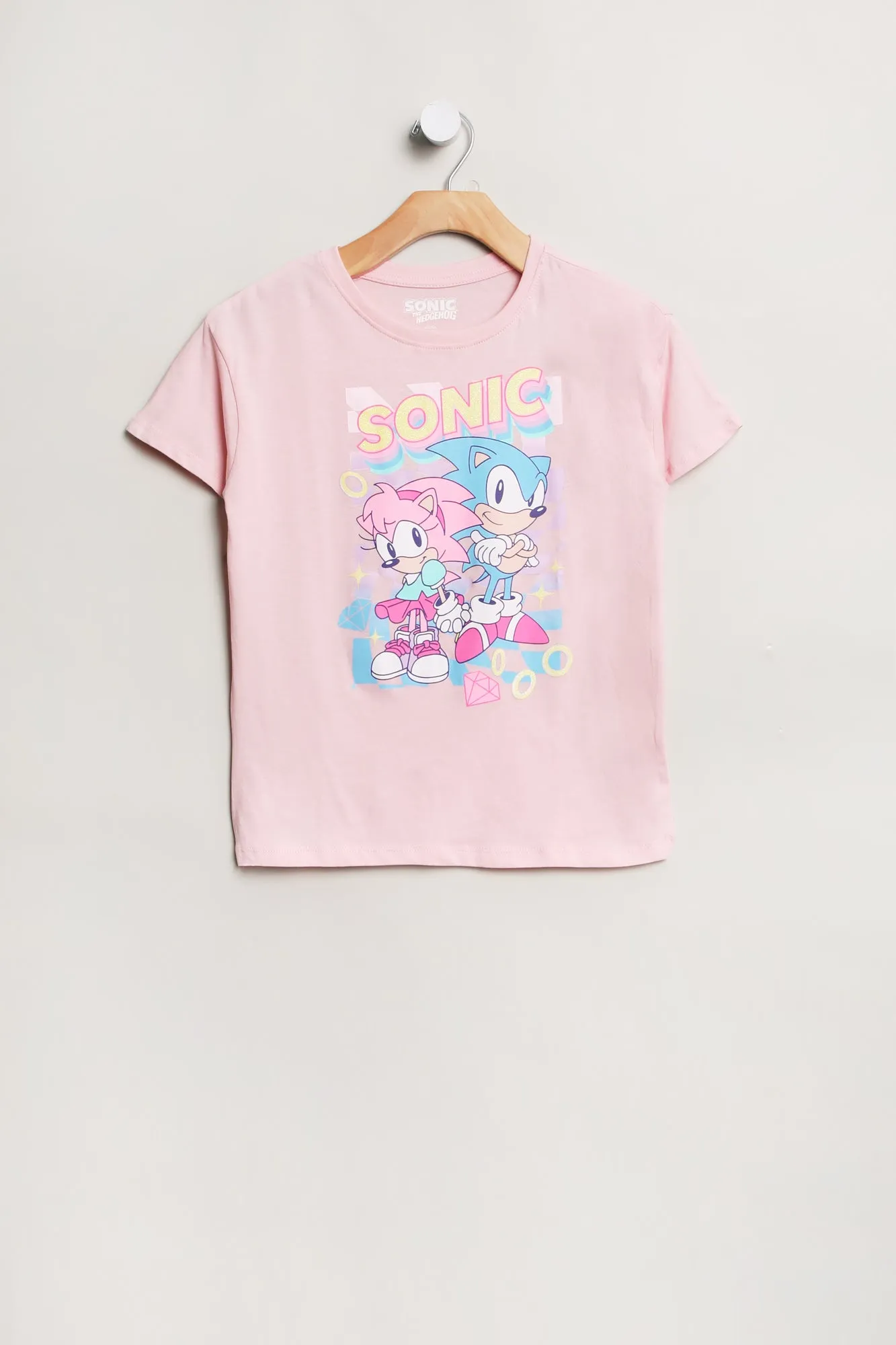 Girls' Sonic The Hedgehog Graphic Classic Tee