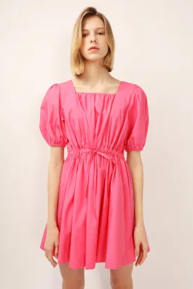 Julie Puff Sleeve Sweetheart Dress