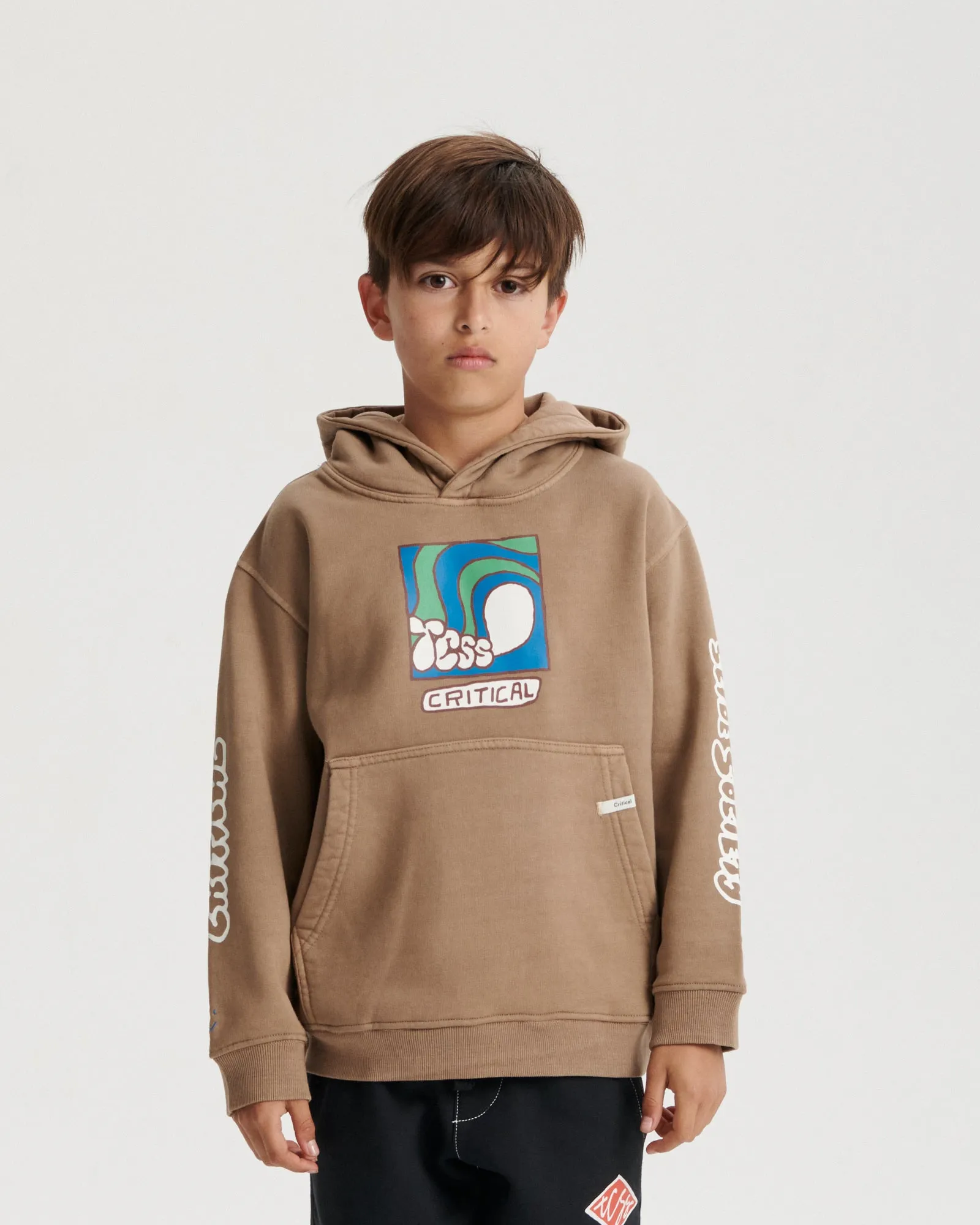 Kids - Washroom Hoodie - Cinnamon
