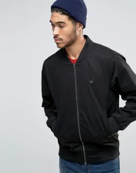 Le Breve Black Bomber Jacket