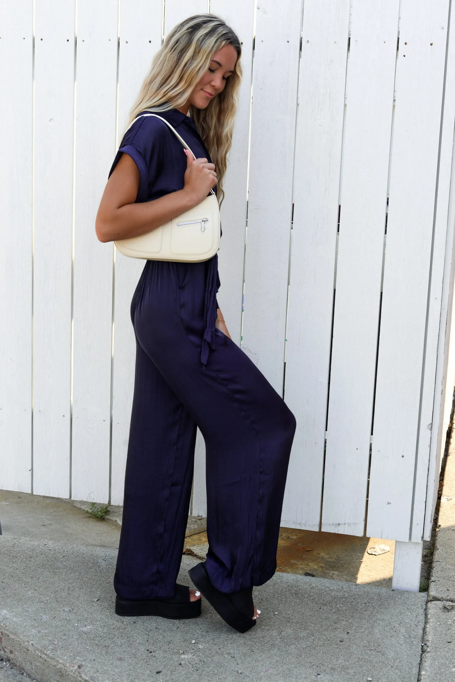 MIDNIGHT BLUE JUMPSUIT