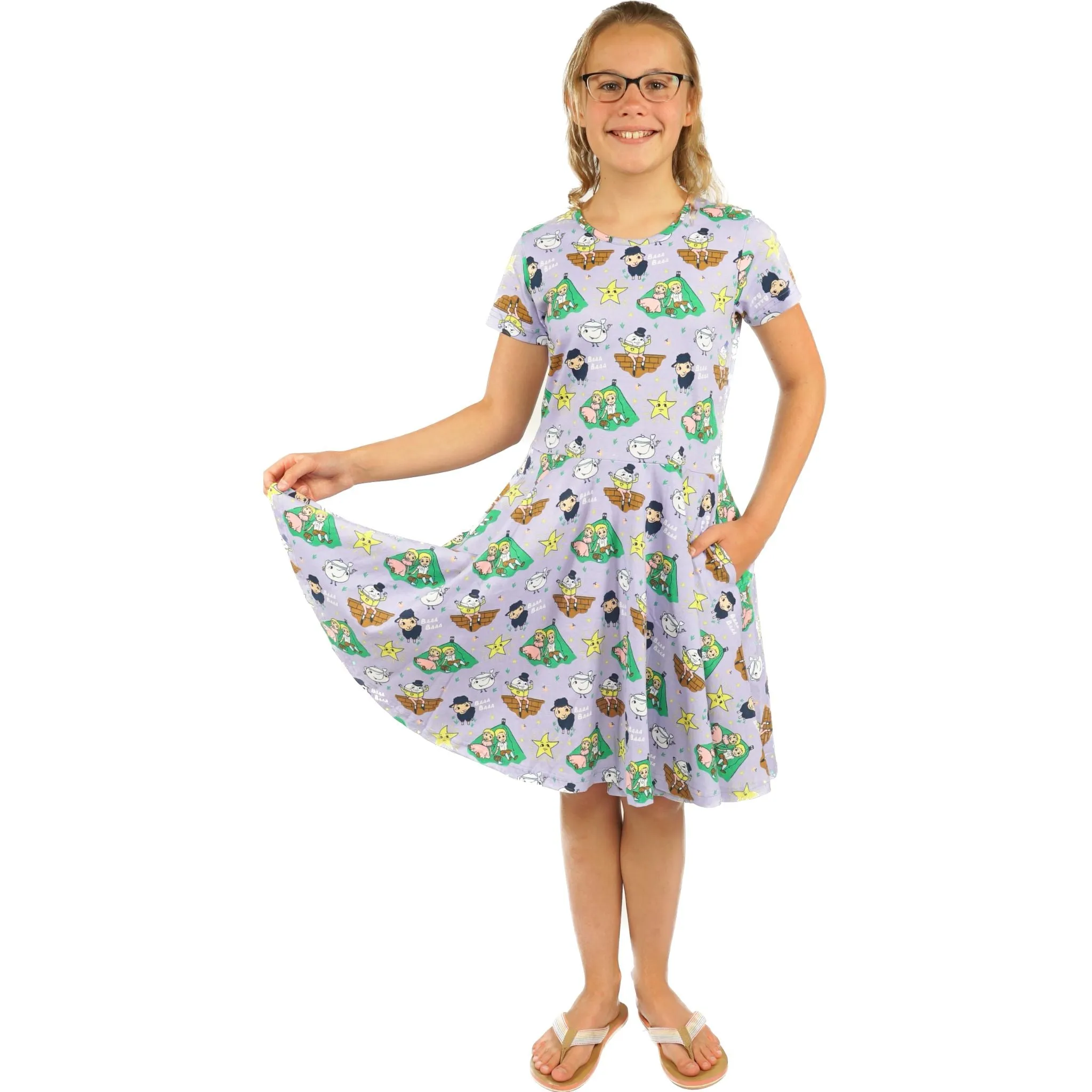 Nursery Rhymes Kids Twirl Dress [FINAL SALE]