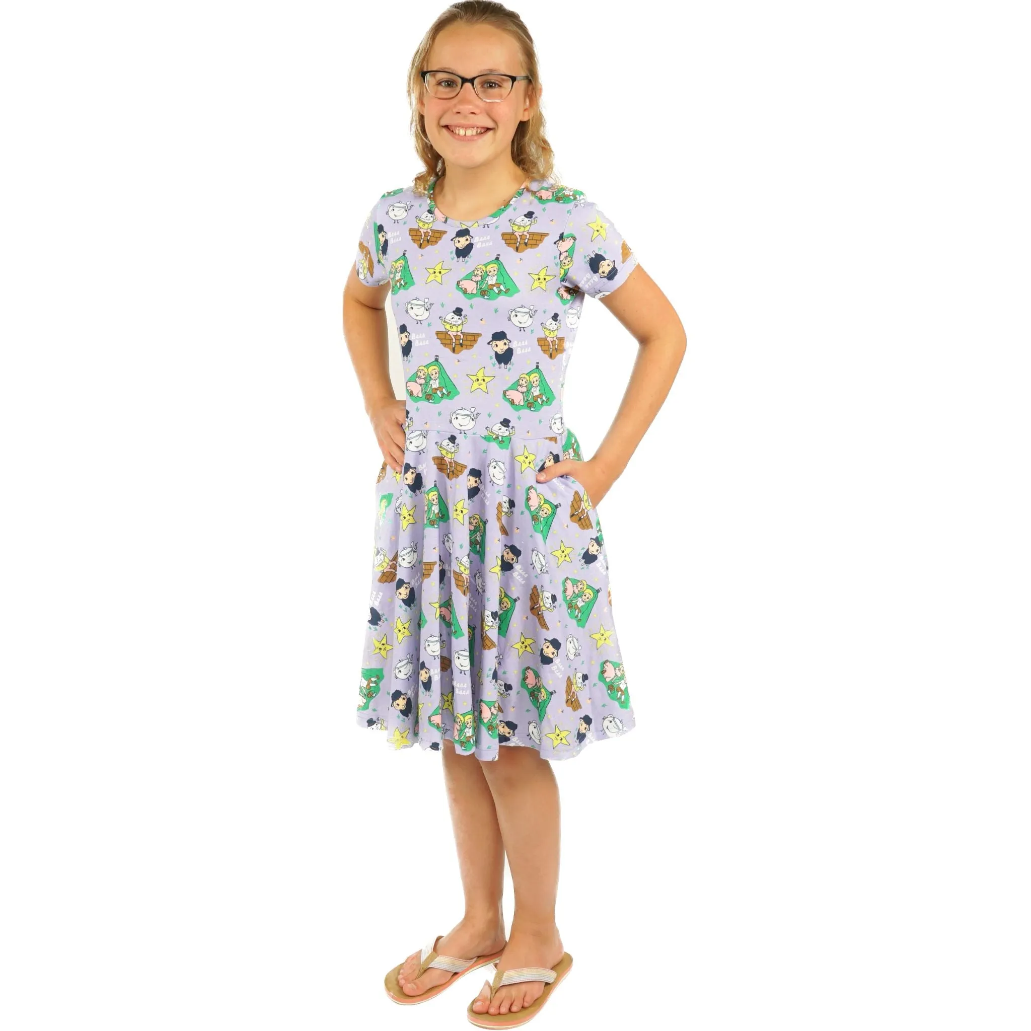 Nursery Rhymes Kids Twirl Dress [FINAL SALE]
