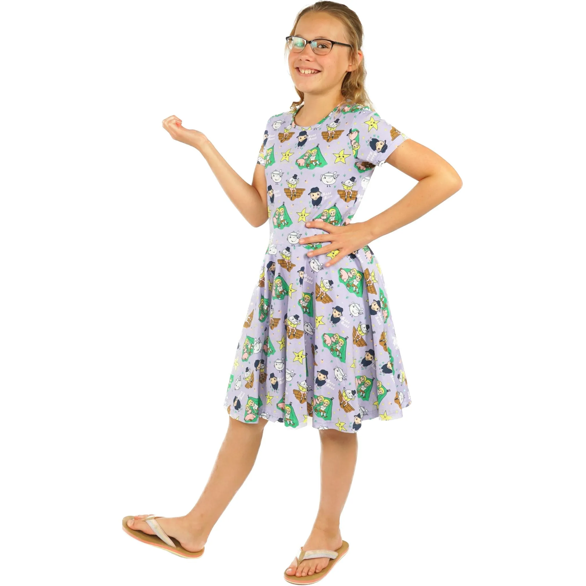 Nursery Rhymes Kids Twirl Dress [FINAL SALE]