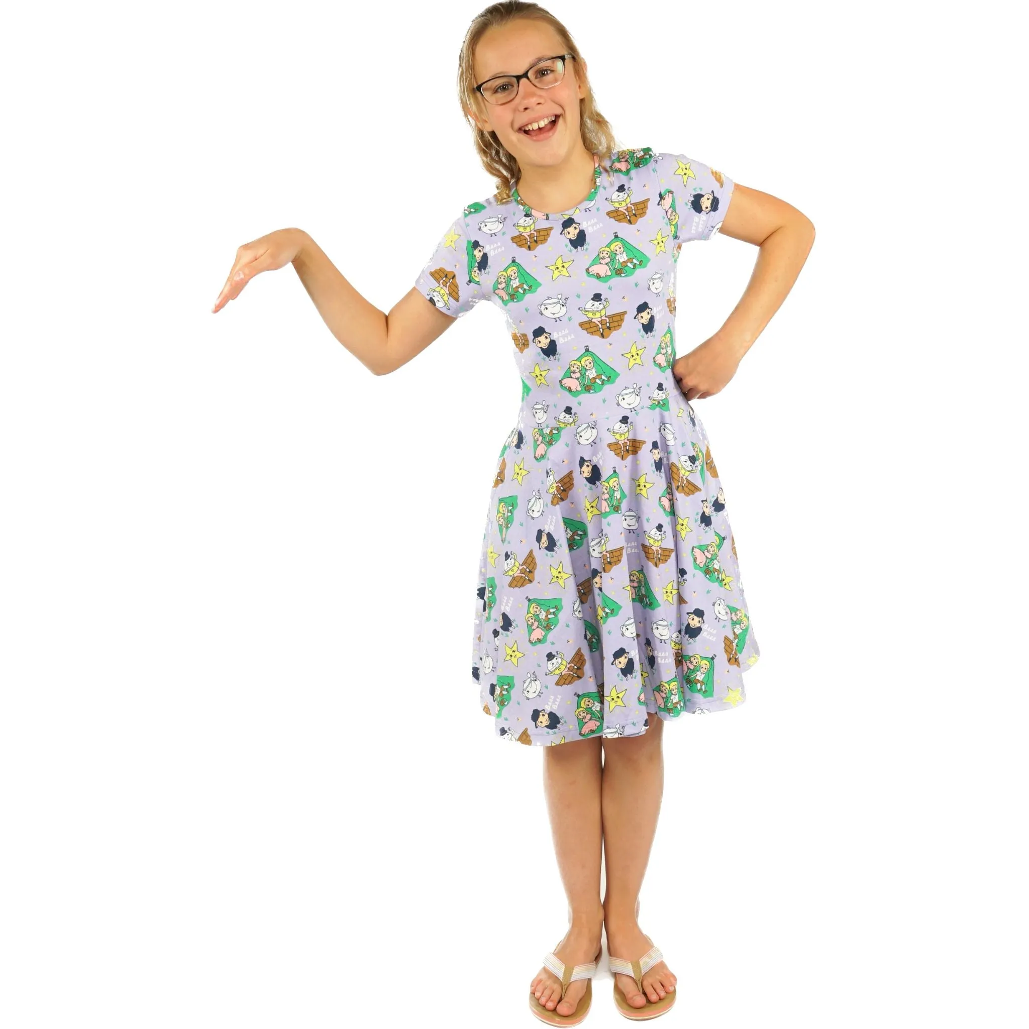 Nursery Rhymes Kids Twirl Dress [FINAL SALE]