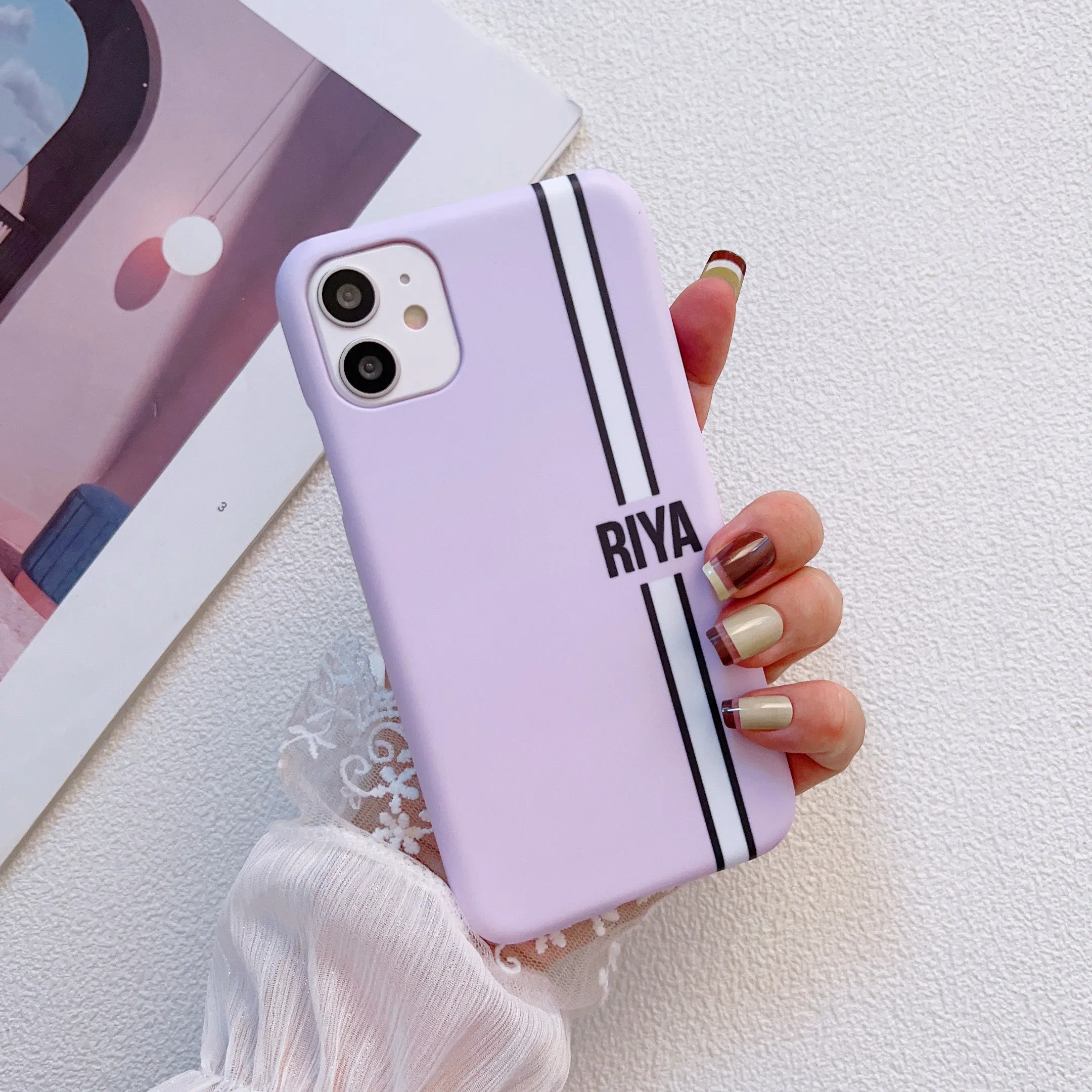 Purple Ombre Customised Slim Case