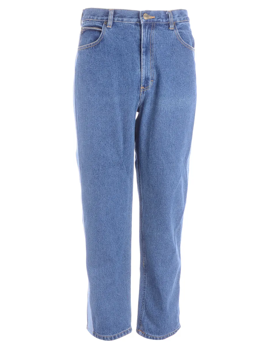 Reworked Jason Contrast Side Panel Jeans - W34
