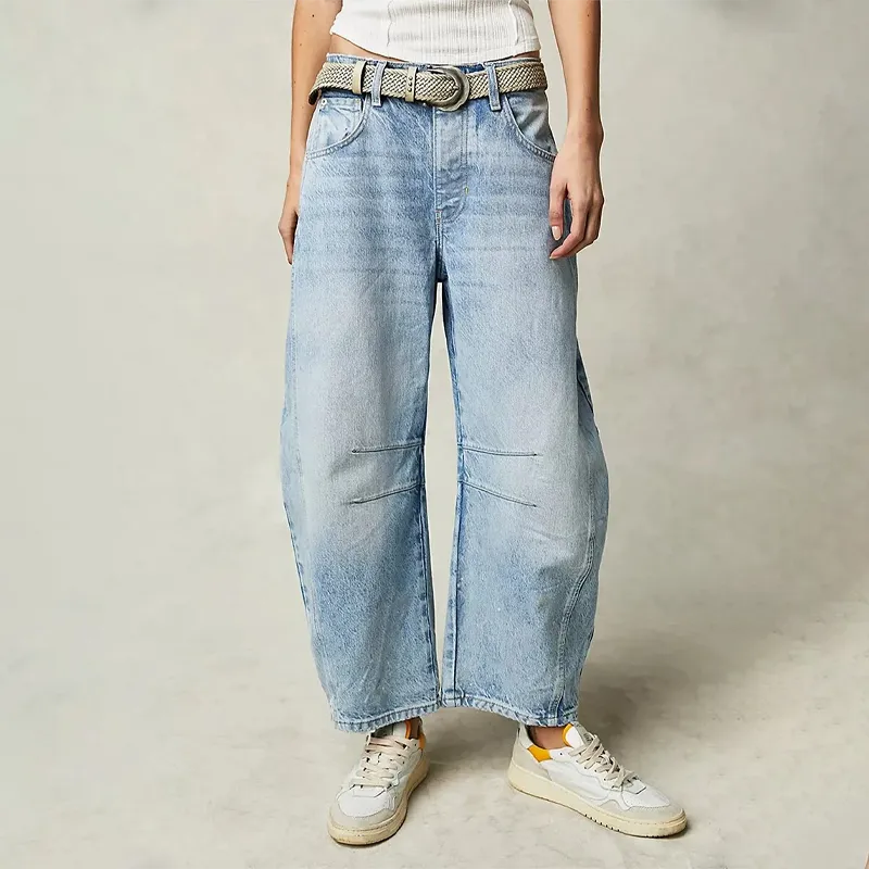 Rocky Wide-Leg Jeans - Dames - Hoge Taille & Comfortabel Ontwerp