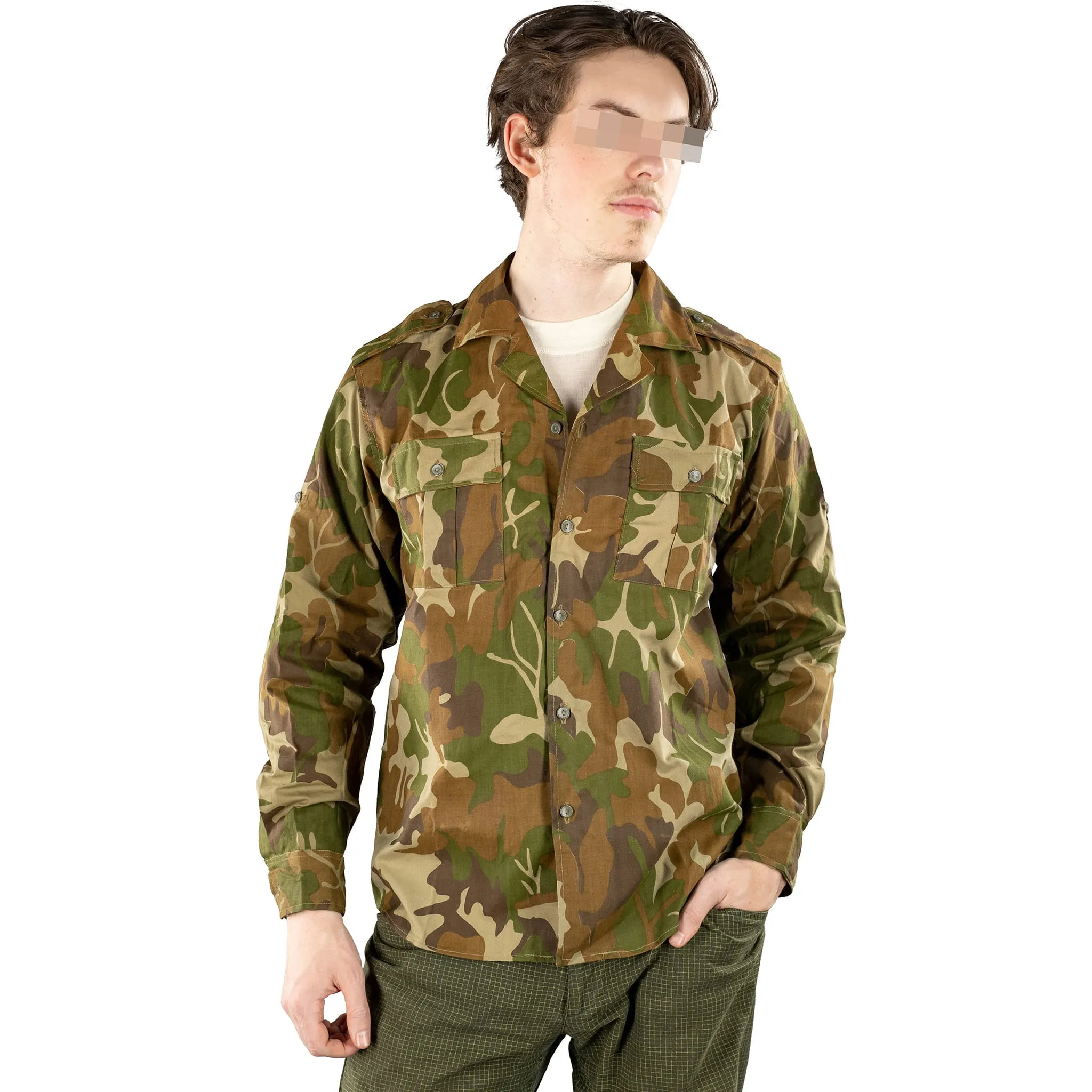 Romanian M1990 Leaf Camo Field Shirt