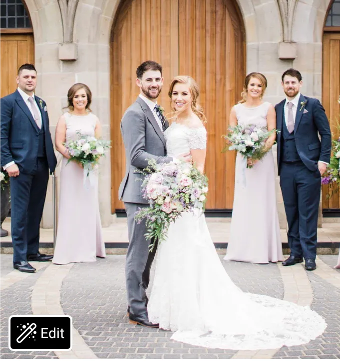 Sienna Silver Grey Pearl Neck Plain & Elegant Bridesmaids Dress