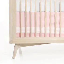 SOLID CRIB SKIRT - BLUSH