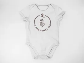 Southern Alphabet Series Onesies S is for Sweet Tea