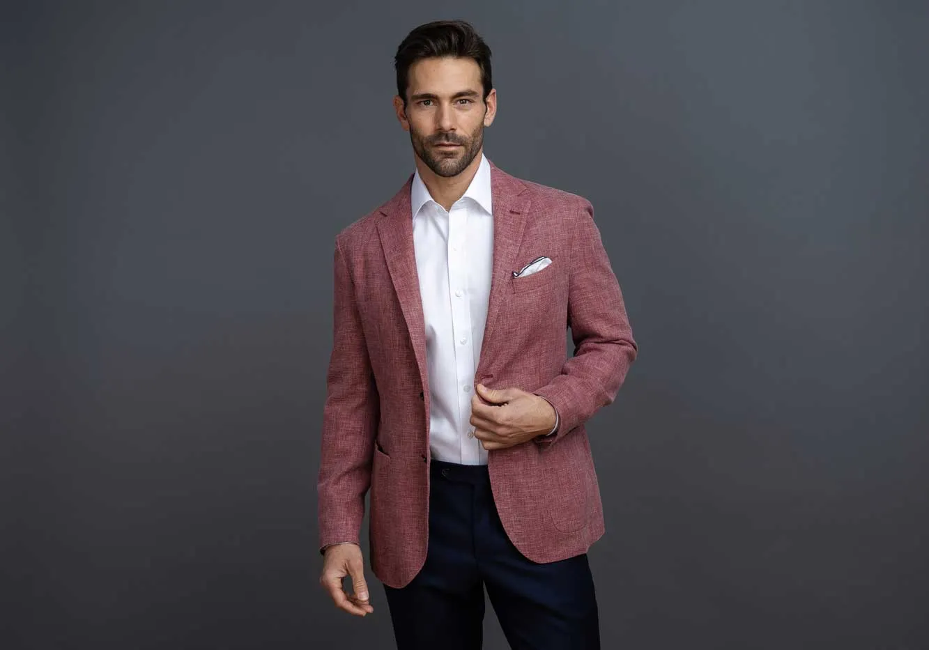 The White Sullivan Non Iron Fine Twill Custom Shirt