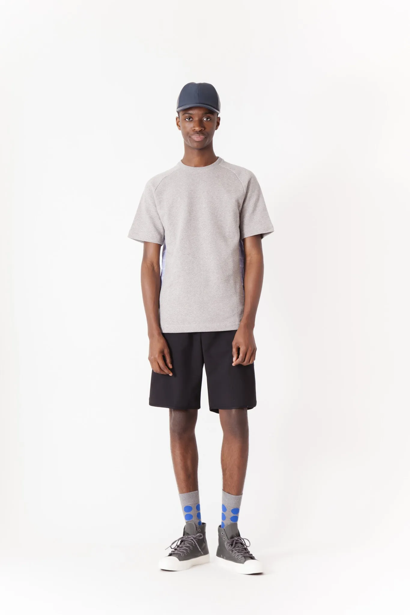 Virgin Wool Zipper Shorts